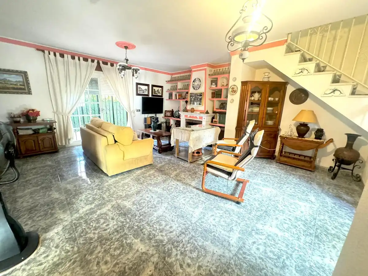 Living room of Houses for sale in Torremolinos  with Air Conditioner, Private garden and Furnished