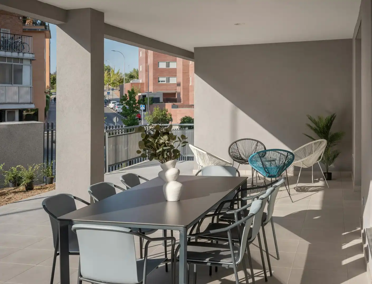 Terrasse von Gebäude zur Miete in Madrid