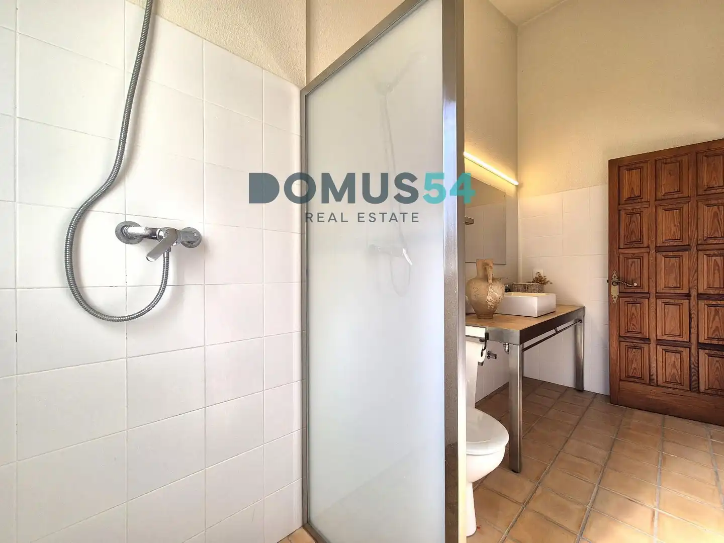 Baño de Finca rústica de alquiler en Petra con Aire acondicionado, Terraza y Piscina
