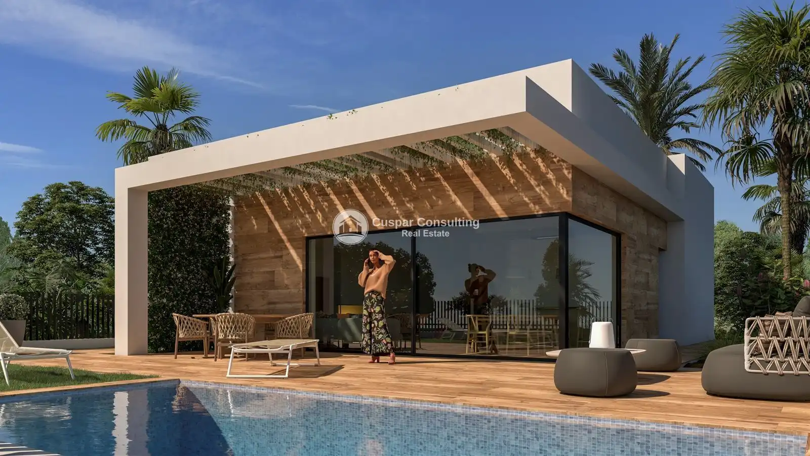 Villa mit Pool zum Verkauf in de la Libertad
