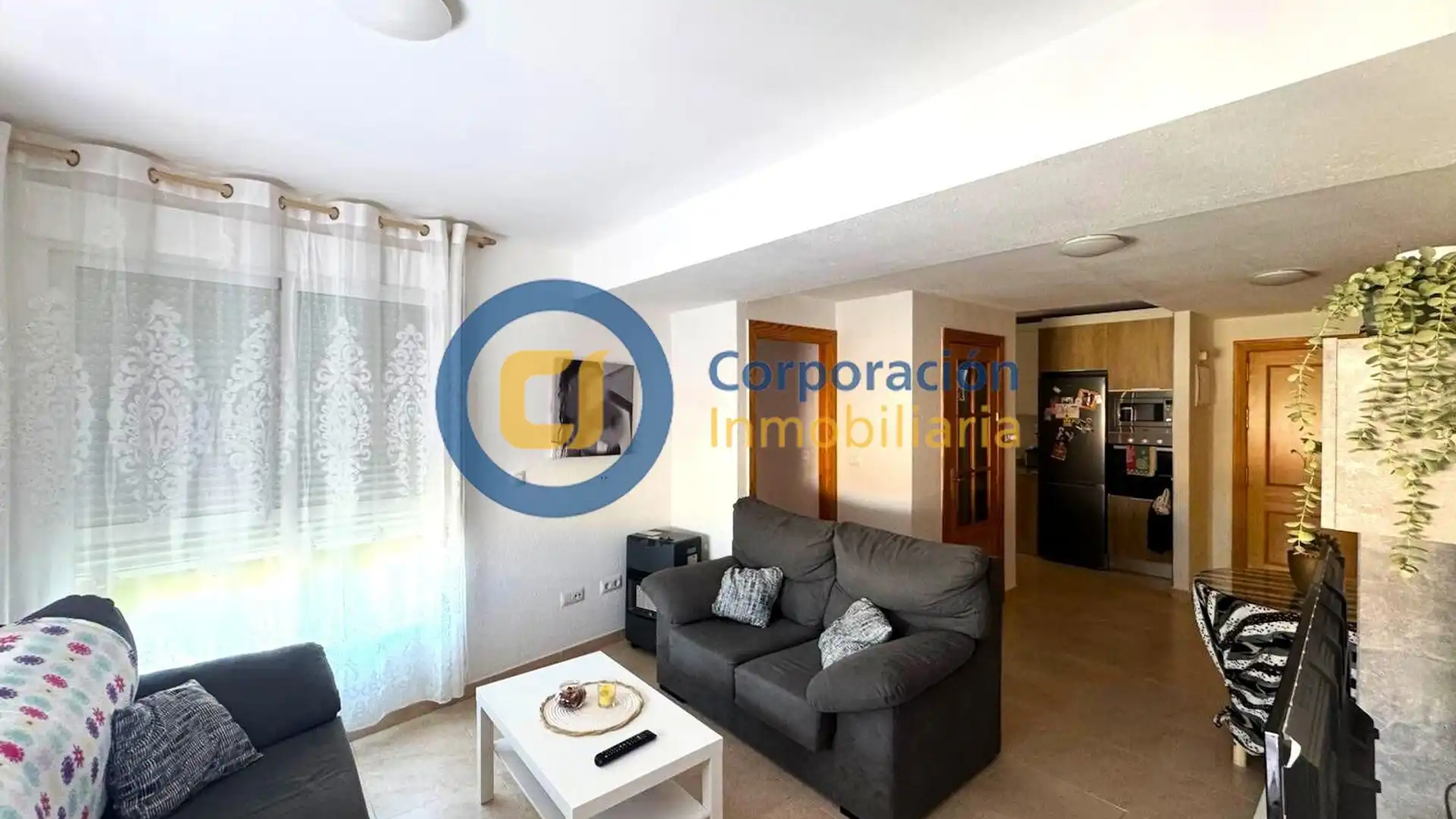 Living room of Flat for sale in Lorca  with Furnished and Balcony