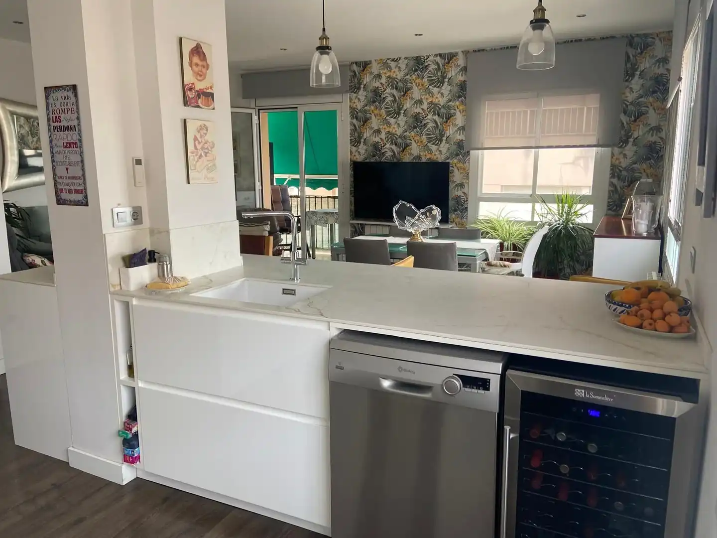 Kitchen of Flat for sale in Terrassa  with Heating and Terrace