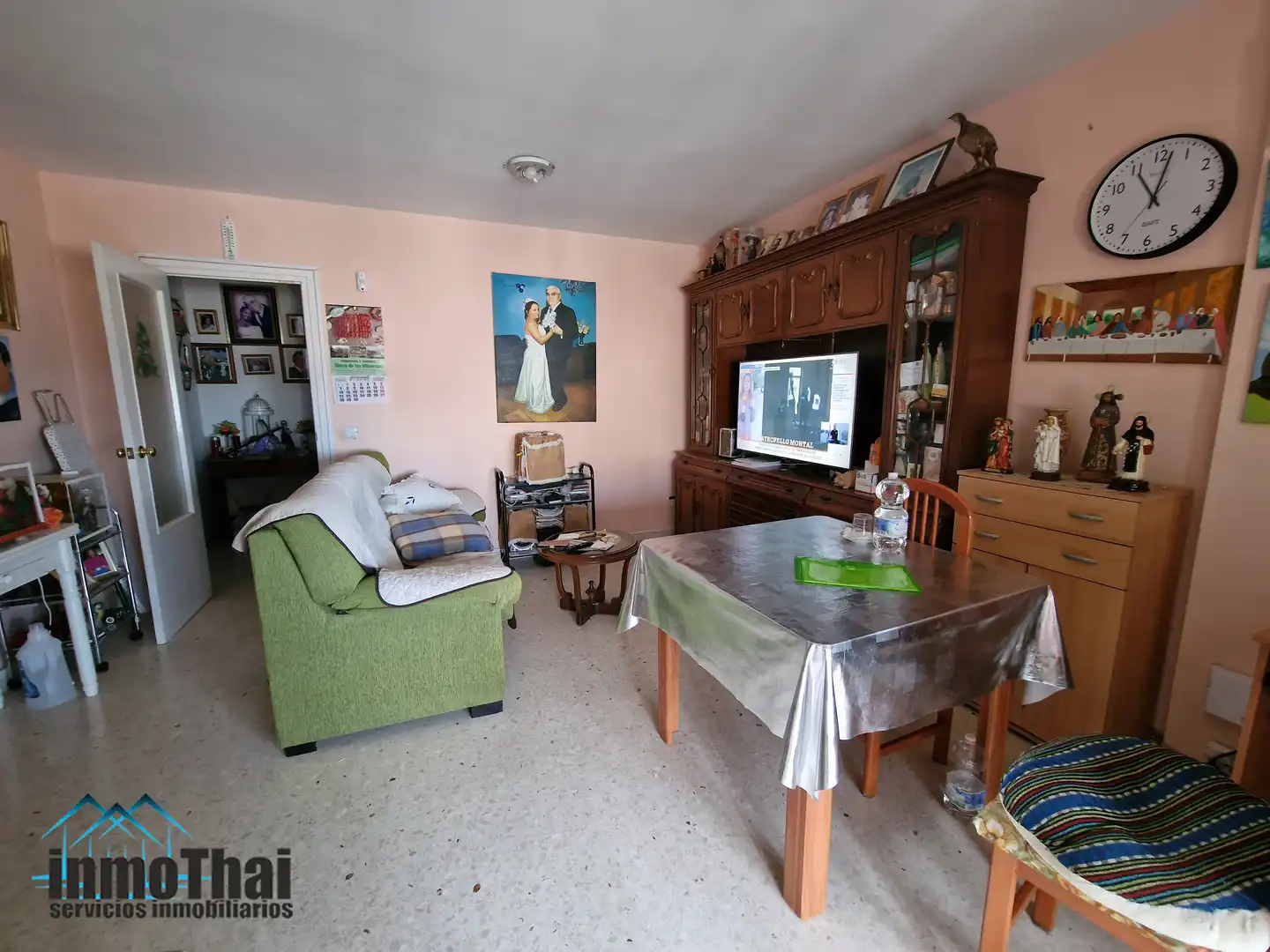Living room of Flat for sale in Jerez de la Frontera  with Air Conditioner, Terrace and Furnished