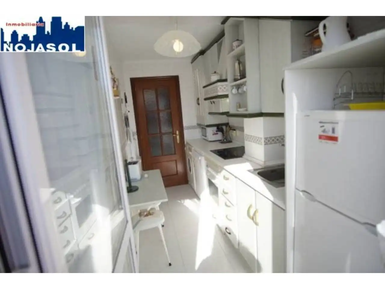 Küche von Dachboden zur Miete in Noja mit Heizung, Terrasse und Möbliert