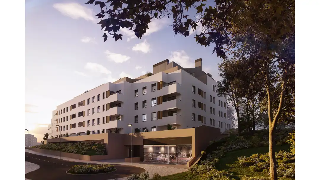 Vista exterior de Planta baja en venta en Oviedo  con Calefacción, Terraza y Trastero