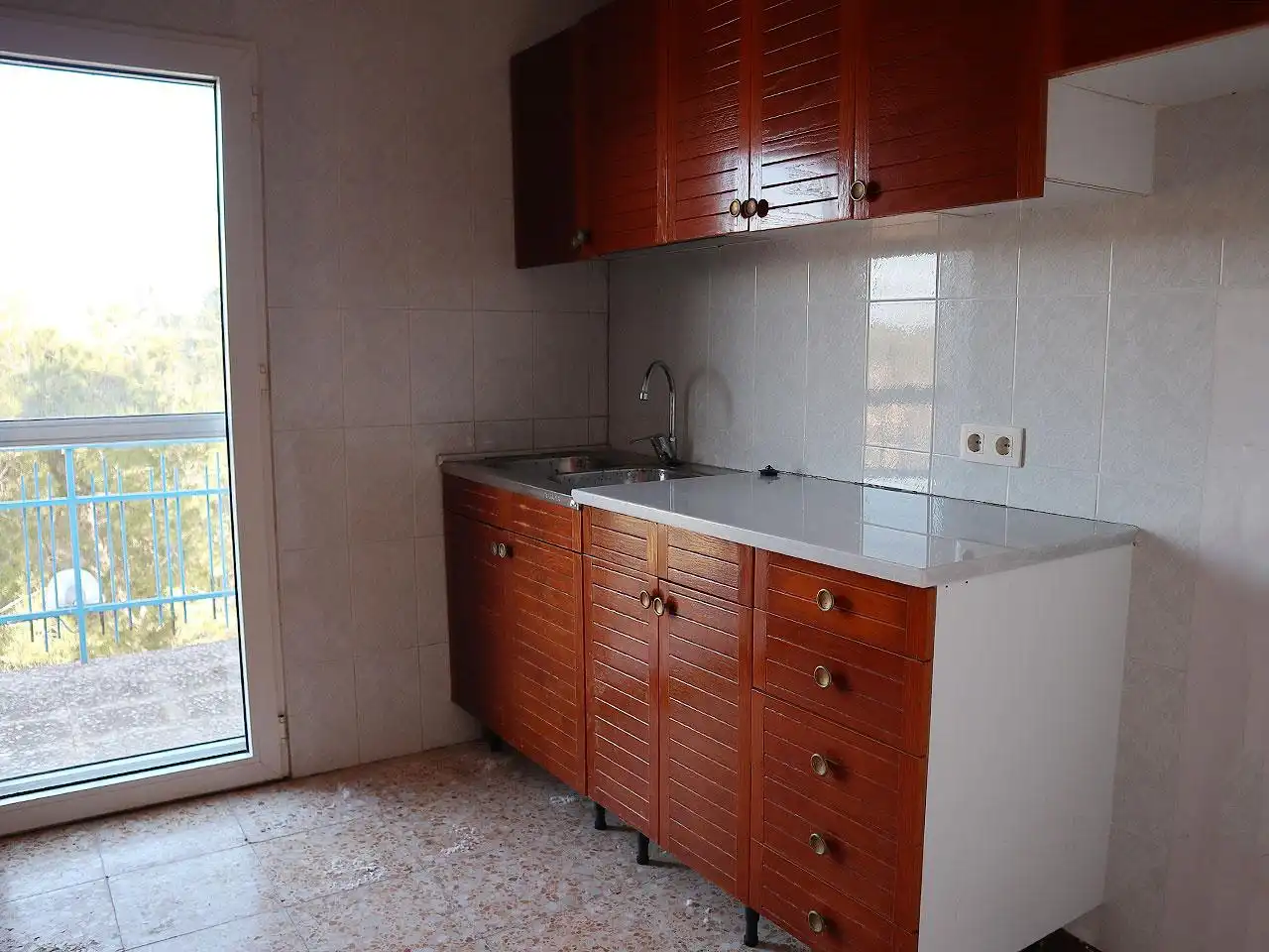 Cuina de Casa o xalet en venda en Alcanar amb Jardí privat, Terrassa i Piscina