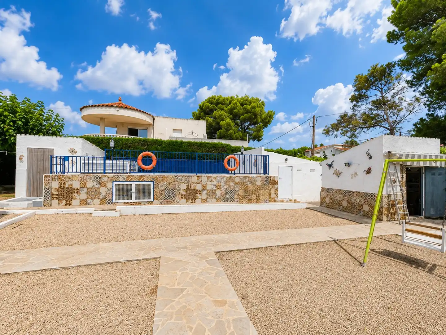 Vista exterior de Casa o chalet de alquiler en L'Ametlla de Mar  con Aire acondicionado, Calefacción y Jardín privado