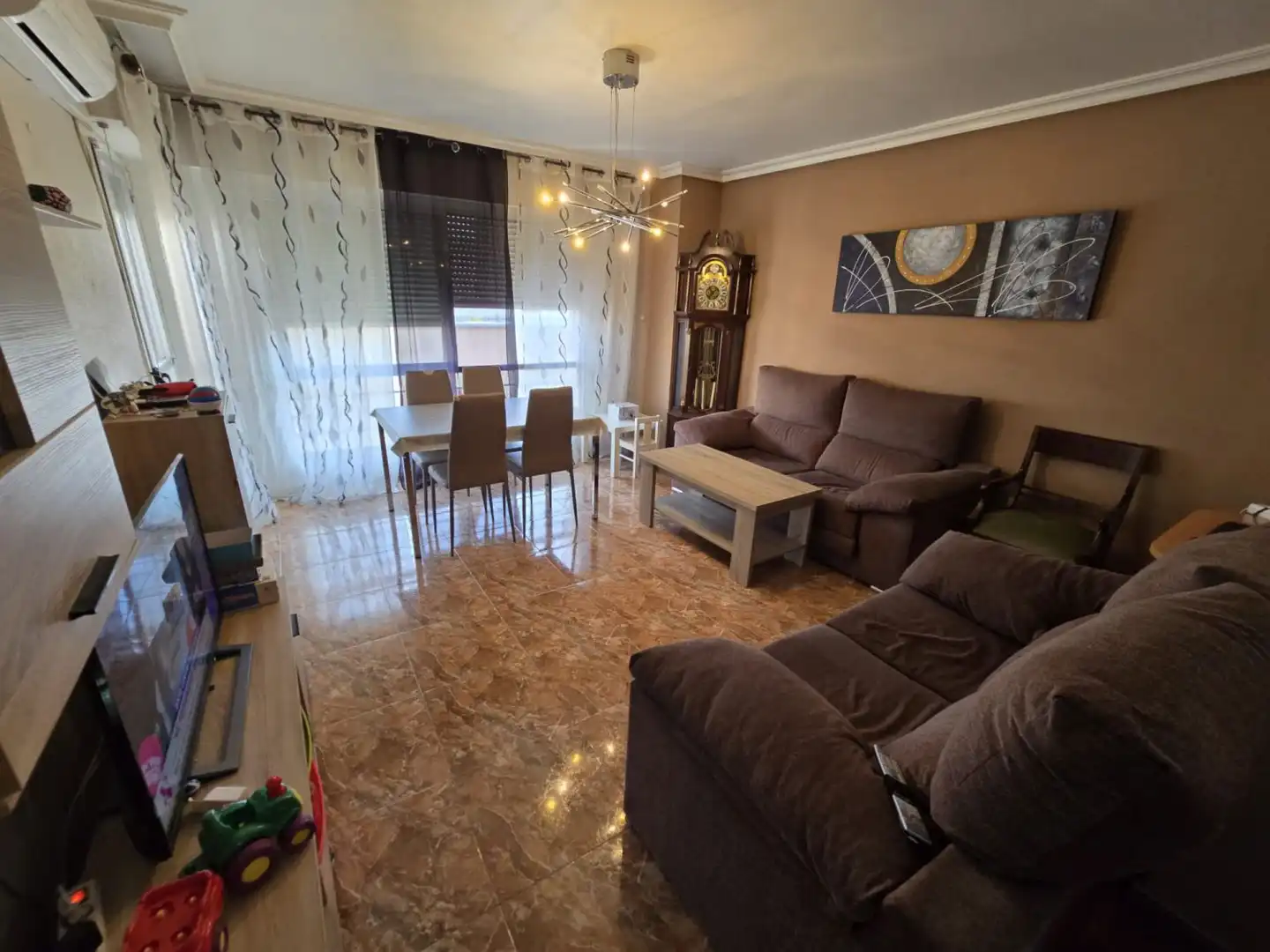 Sala de estar de Piso en venta en Águilas con Aire acondicionado, Terraza y Balcón