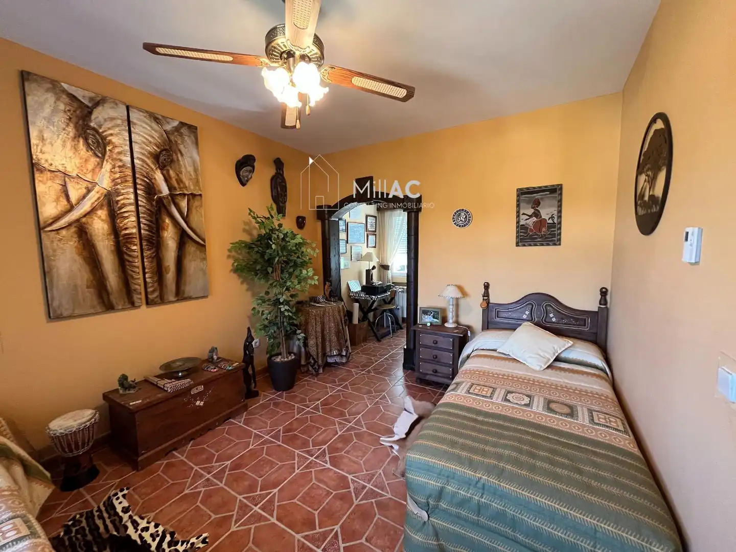 Bedroom of Houses for sale in El Espinar  with Heating, Private garden and Terrace