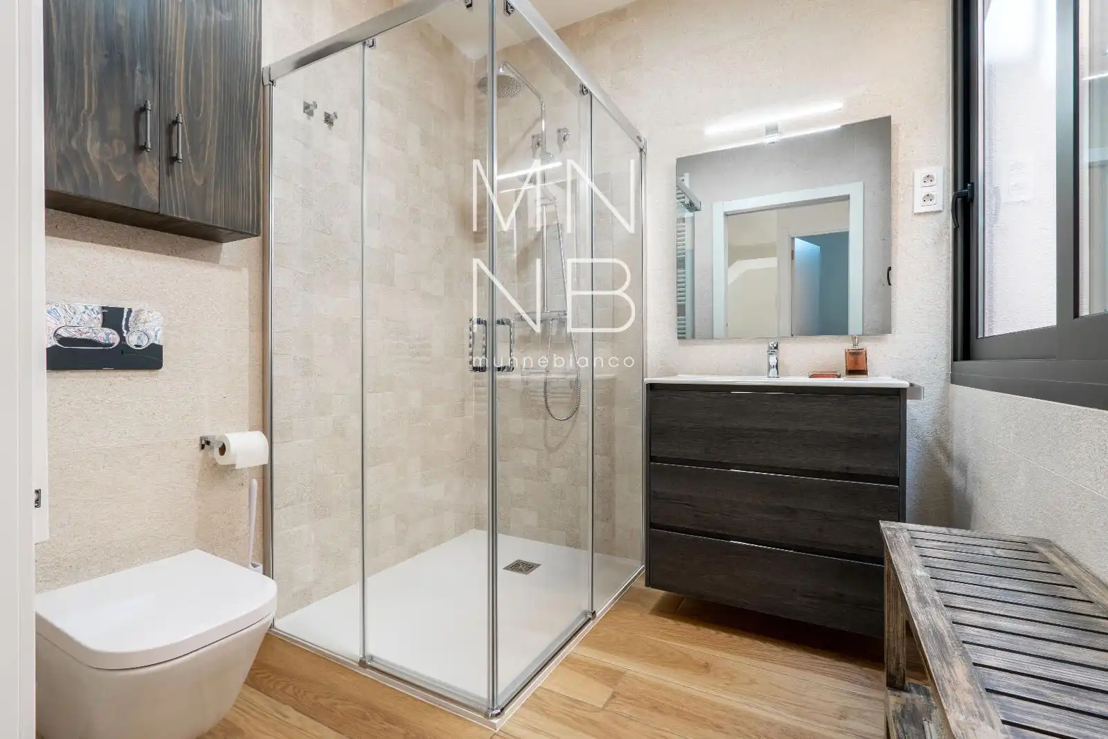 Bathroom of Detached homes for sale in Mataró  with Air Conditioner, Heating and Furnished