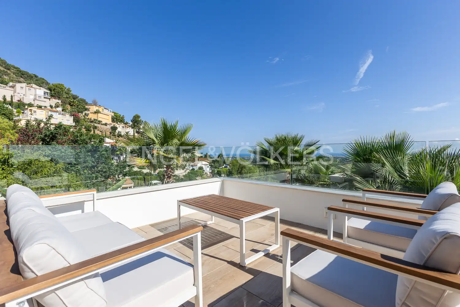 Terrace of Apartments for rent in Pedreguer  with Air Conditioner, Heating and Terrace