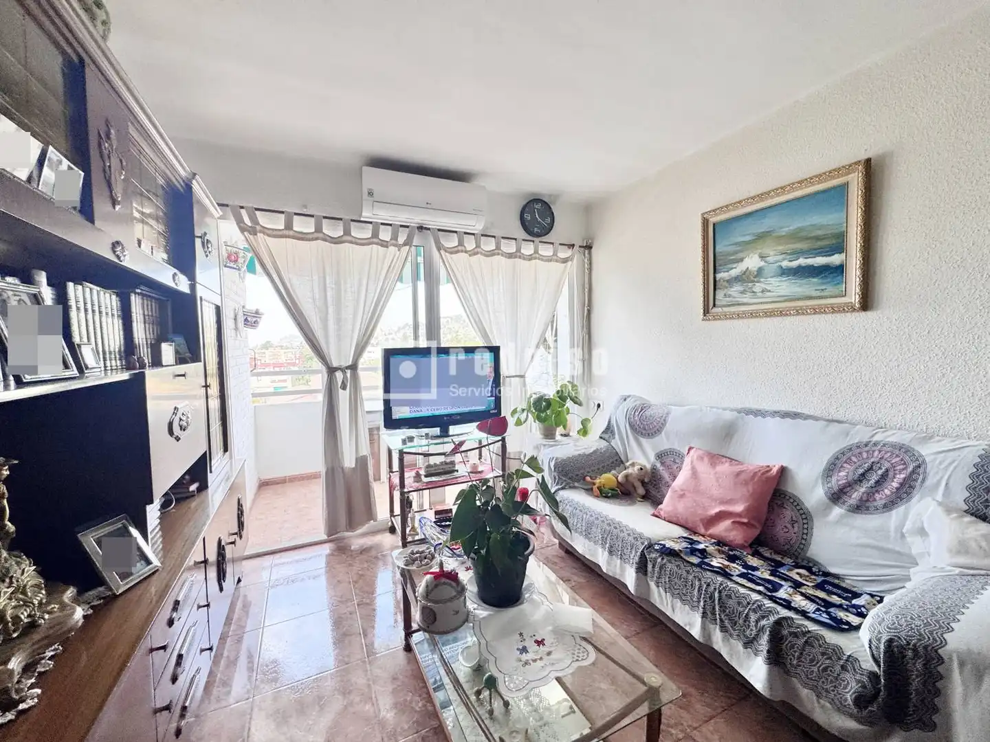 Sala de estar de Piso en venta en Málaga con Terraza