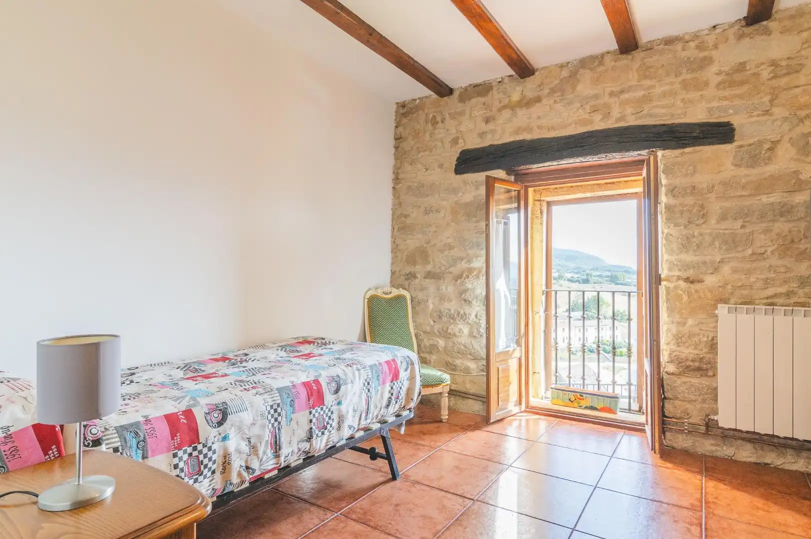 Habitación de Finca rústica en venta en Eslava con Jardín privado, Terraza y Trastero