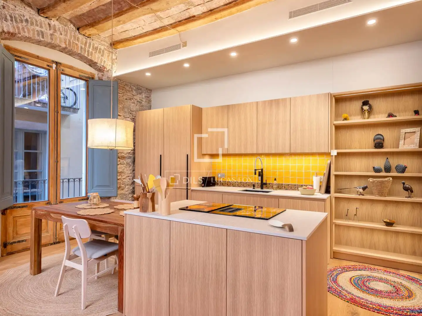 Cocina de Piso en venta en Girona con Aire acondicionado y Parquet