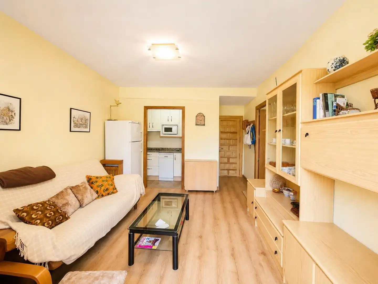 Wohnzimmer von Wohnung zum Verkauf in Villanúa mit Heizung, Abstellraum und Möbliert