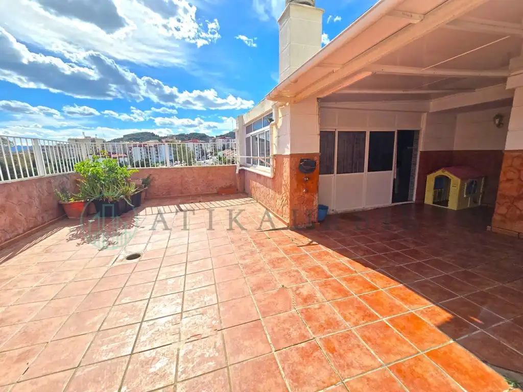 Exterior view of Duplexes for sale in Málaga  with Air Conditioner, Private garden and Terrace