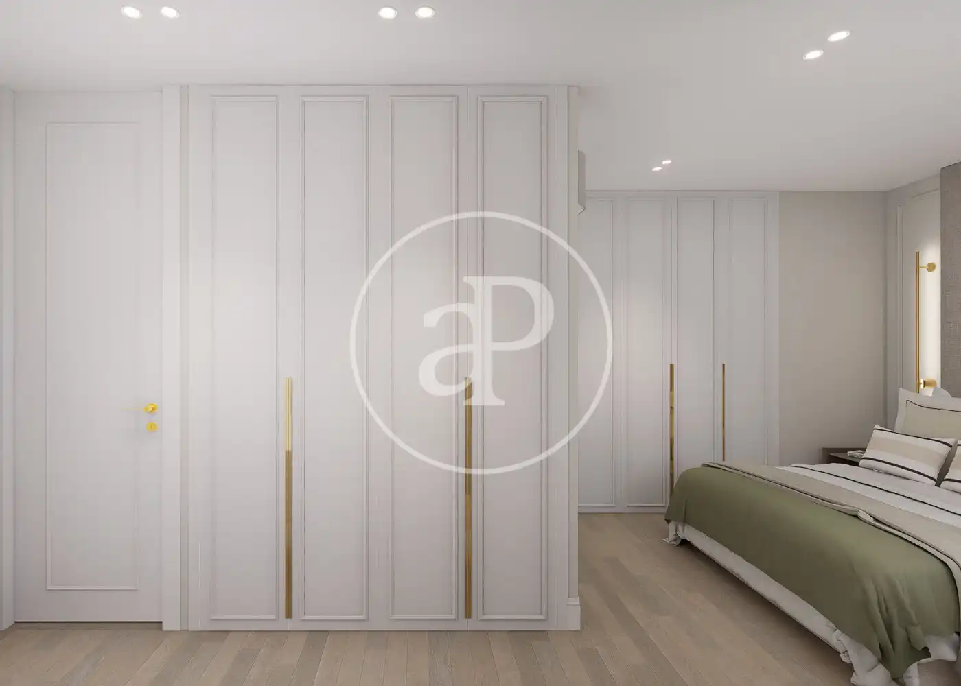 Schlafzimmer von Wohnung zum Verkauf in Madrid mit Klimaanlage, Heizung und Terrasse