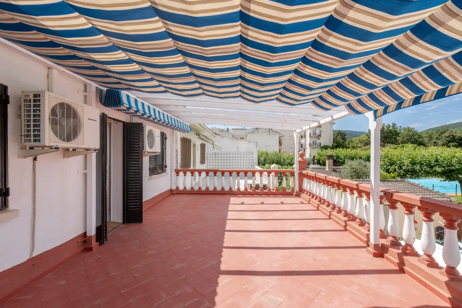 Terrace of Detached homes for sale in El Tiemblo   with Heating, Terrace and Community pool