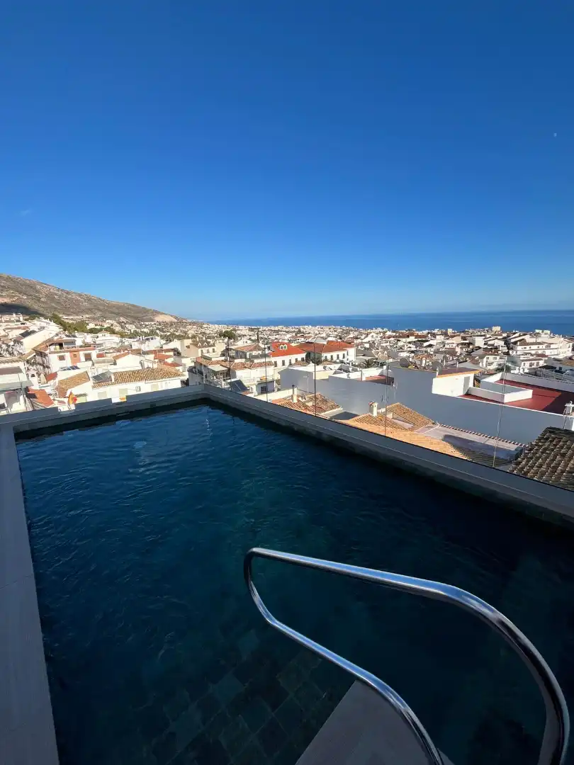 Exterior view of Flat for rent in Benalmádena  with Air Conditioner, Terrace and Furnished
