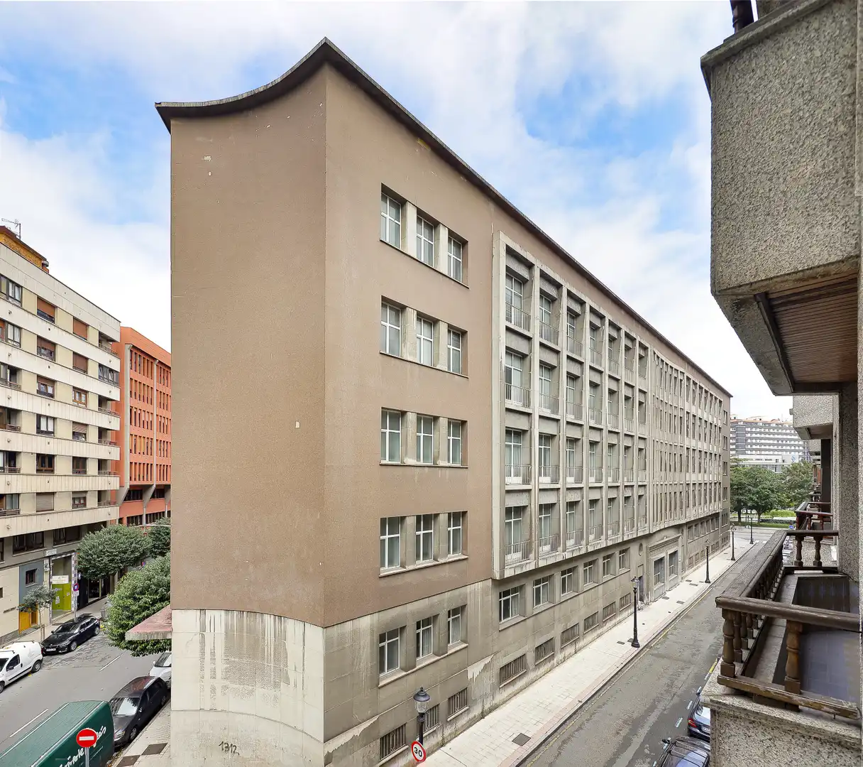 Exterior view of Flat for sale in Gijón   with Heating, Parquet flooring and Storage room