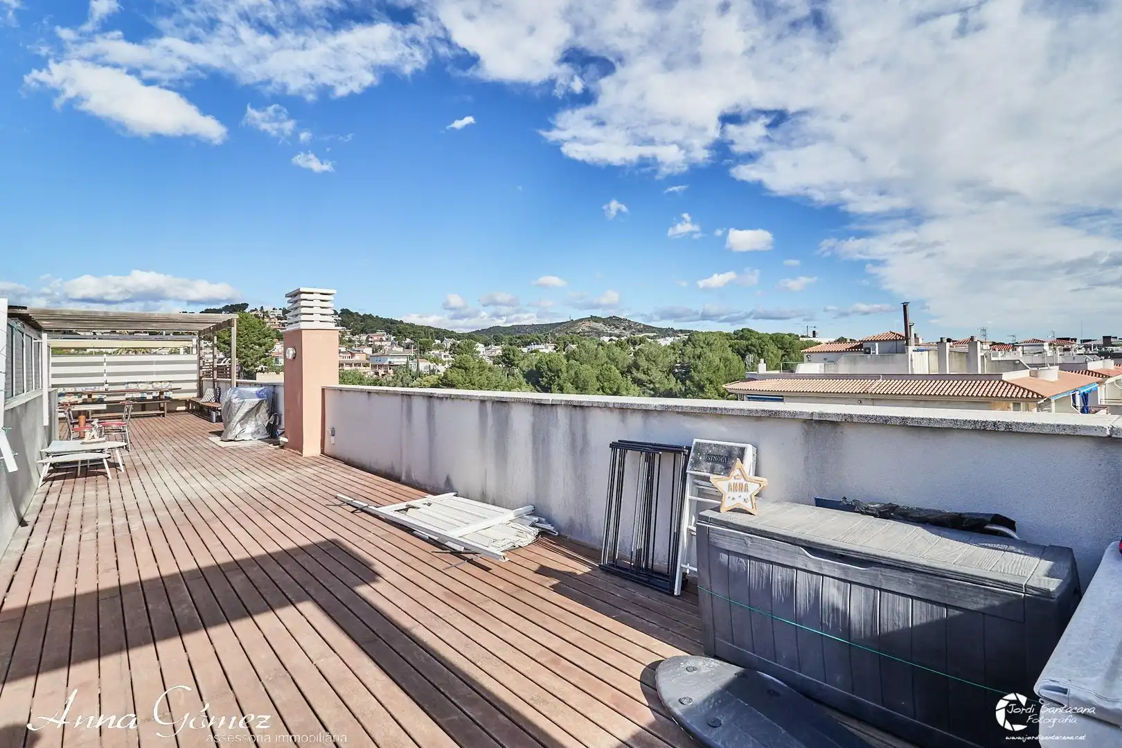 Terrasse von Dachboden zum Verkauf in Calafell mit Heizung, Terrasse und Gemeinschaftspool