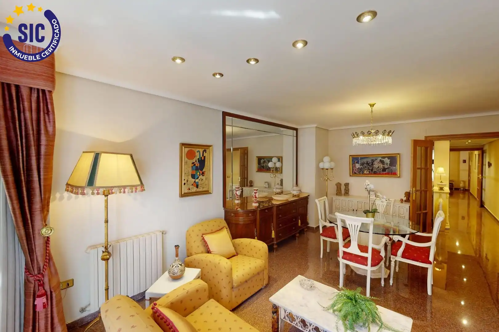 Sala de estar de Piso en venta en Castellón de la Plana / Castelló de la Plana con Calefacción, Trastero y Amueblado