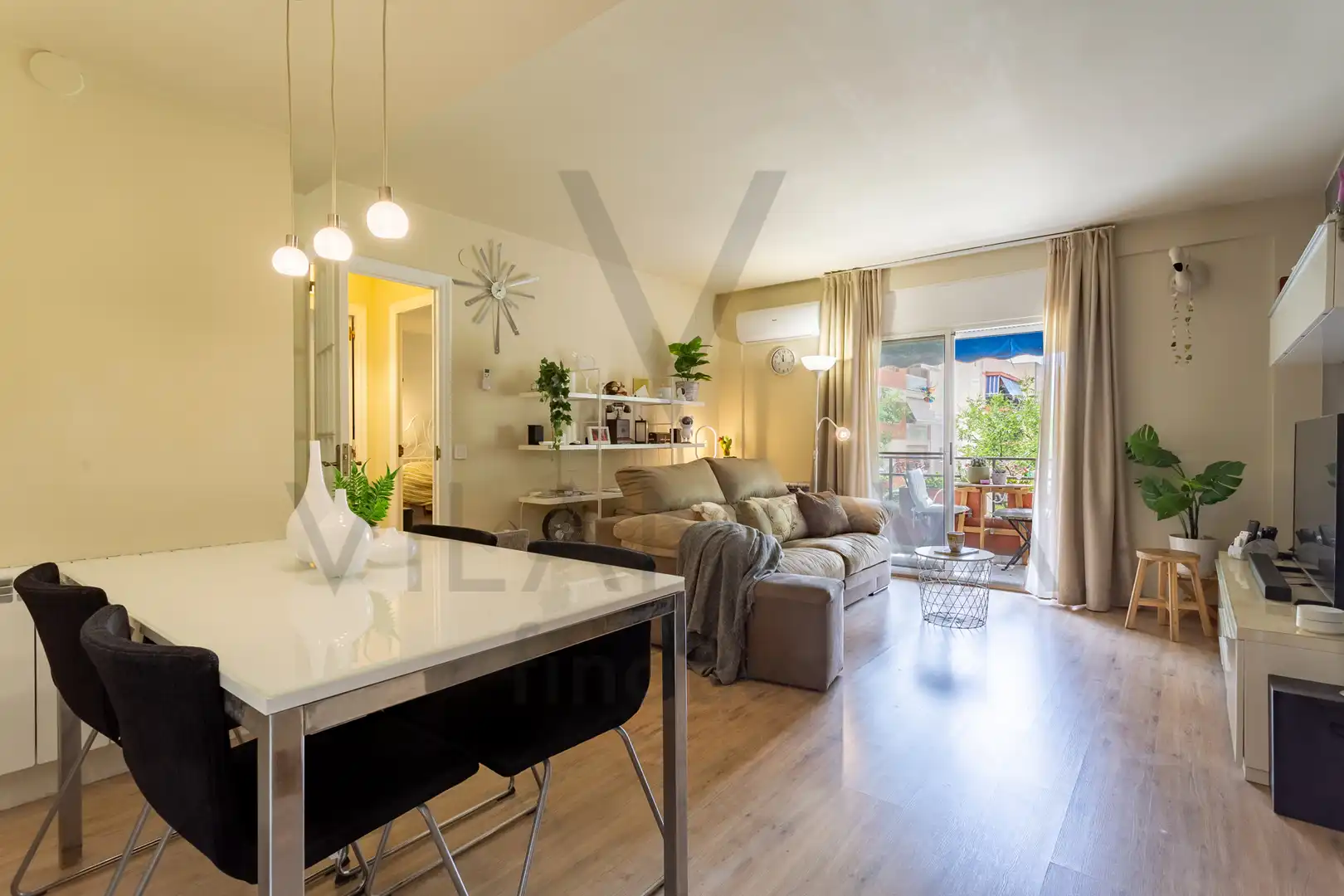 Wohnzimmer von Wohnung zum Verkauf in Reus mit Klimaanlage, Heizung und Terrasse