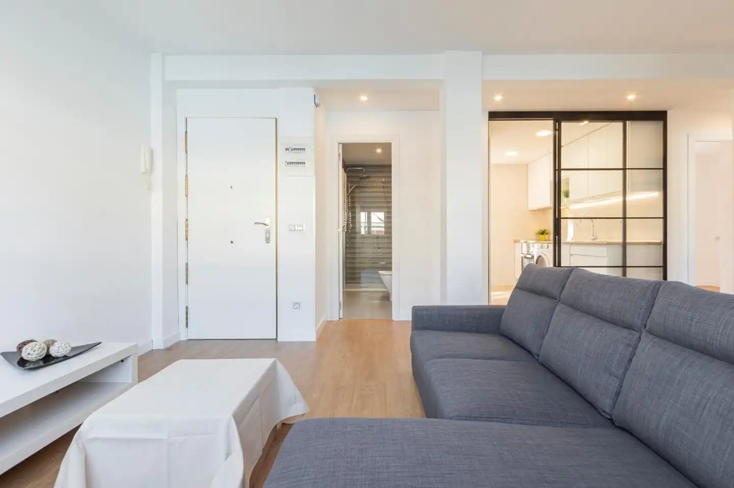 Sala de estar de Piso en venta en Madrid con Amueblado