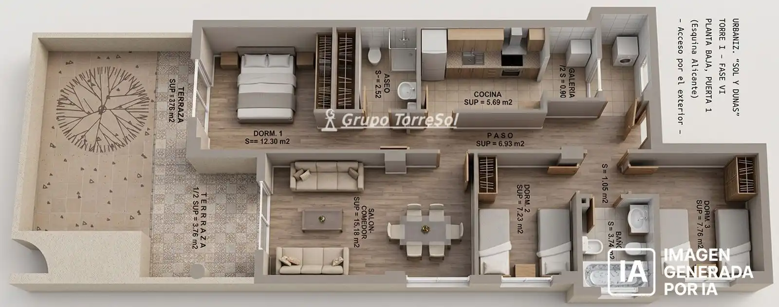 Flat for sale in Elche / Elx  with Air Conditioner, Heating and Terrace