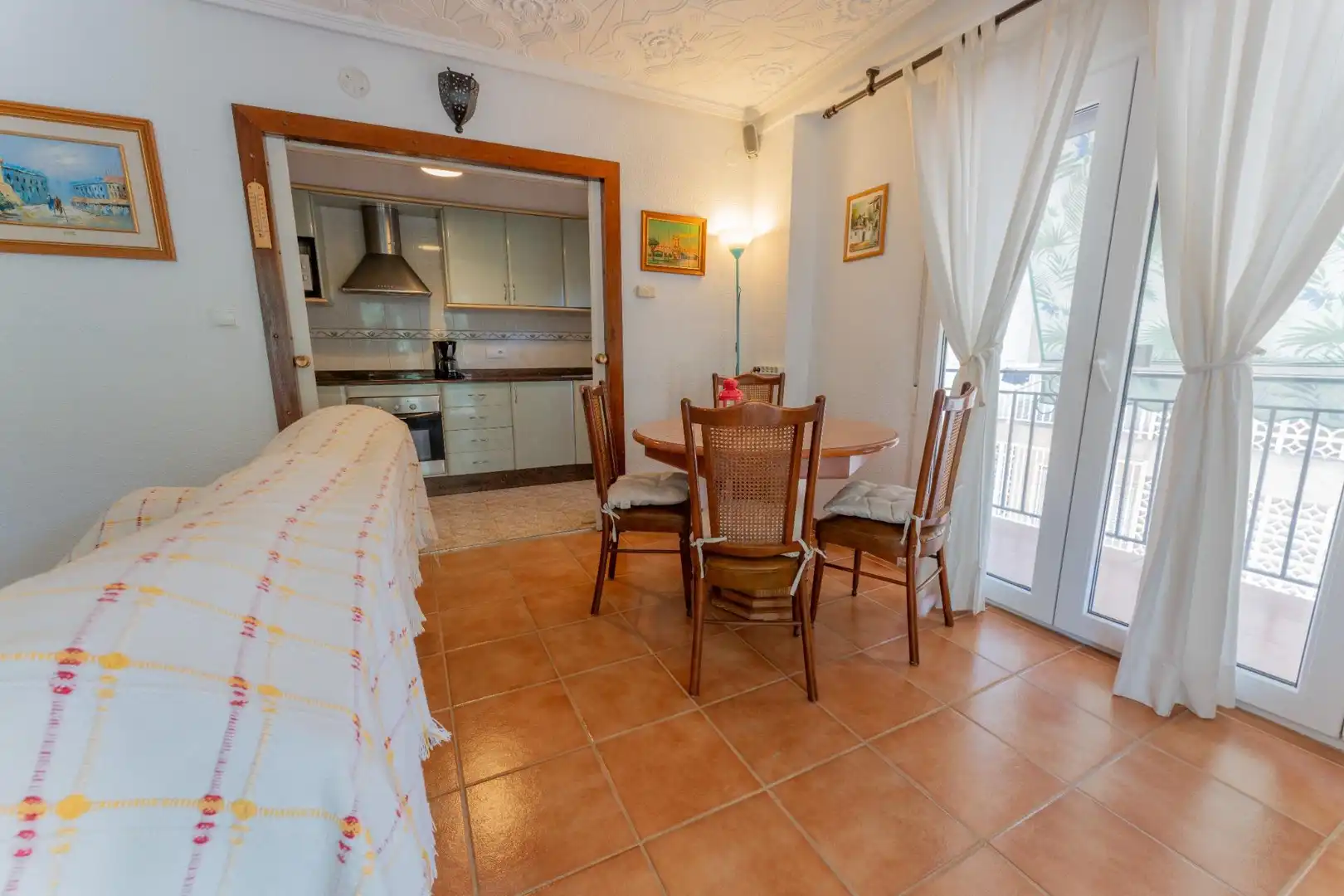 Cocina de Piso de alquiler en Santa Pola con Aire acondicionado, Terraza y Amueblado
