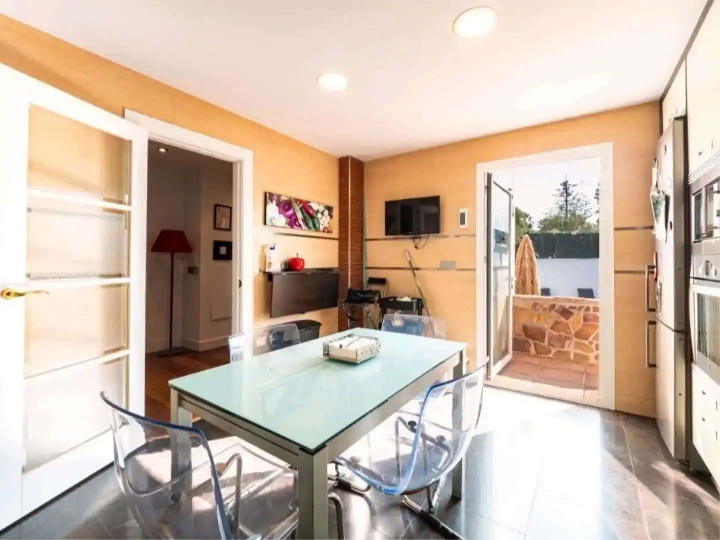 Comedor de Piso en venta en Málaga con Aire acondicionado, Jardín privado y Parquet