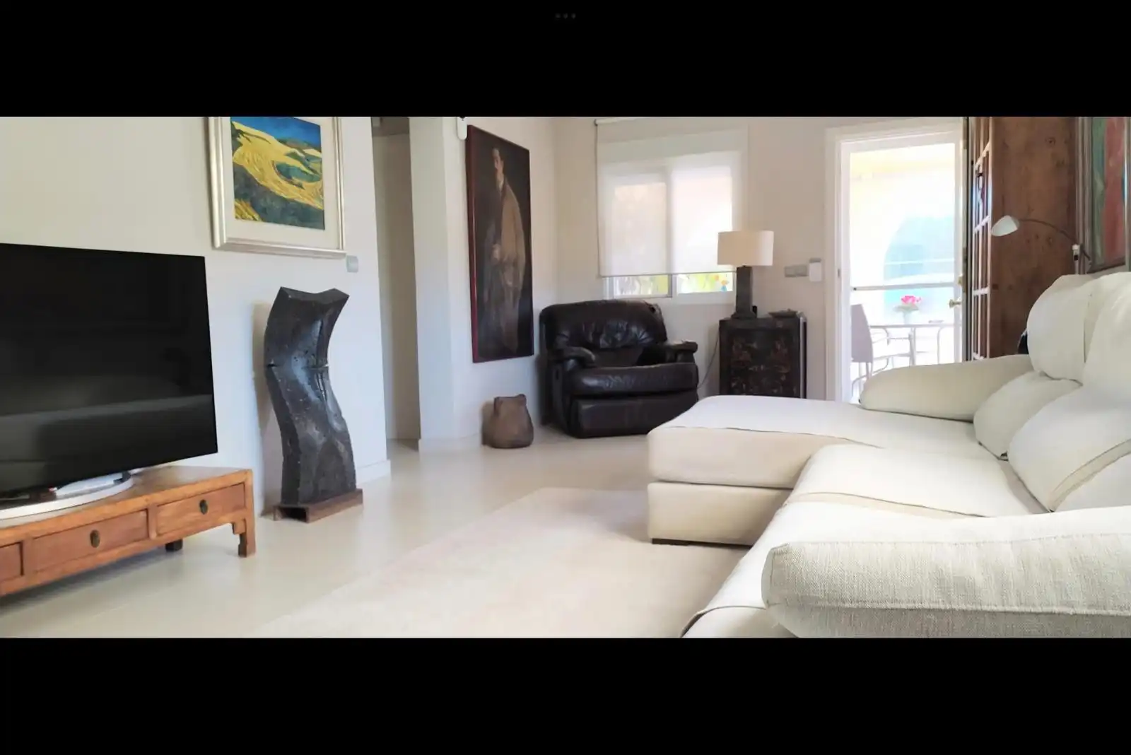 Sala d'estar de Casa o xalet en venda en L'Alfàs del Pi amb Jardí privat i Terrassa