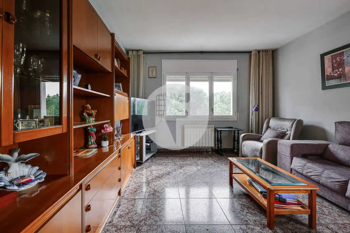 Sala d'estar de Casa o xalet en venda en Lliçà de Vall amb Calefacció, Terrassa i Piscina