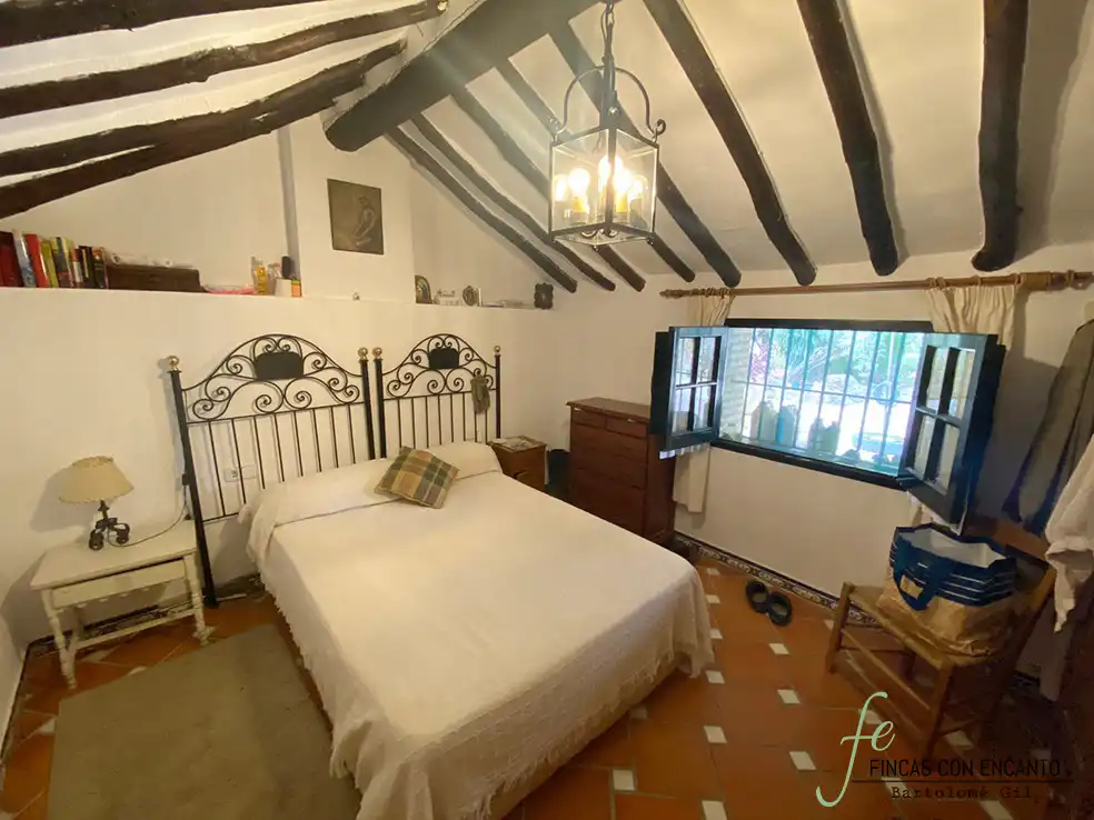 Schlafzimmer von Country house zum Verkauf in Marchena mit Privatgarten, Terrasse und Schwimmbad