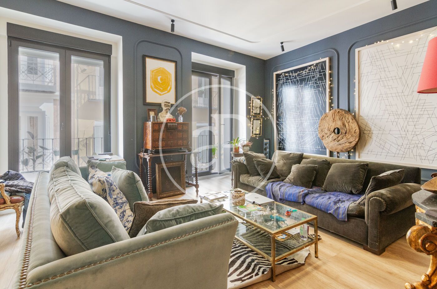 Sala d'estar de Pis en venda en  Madrid Capital amb Aire condicionat, Calefacció i Balcó