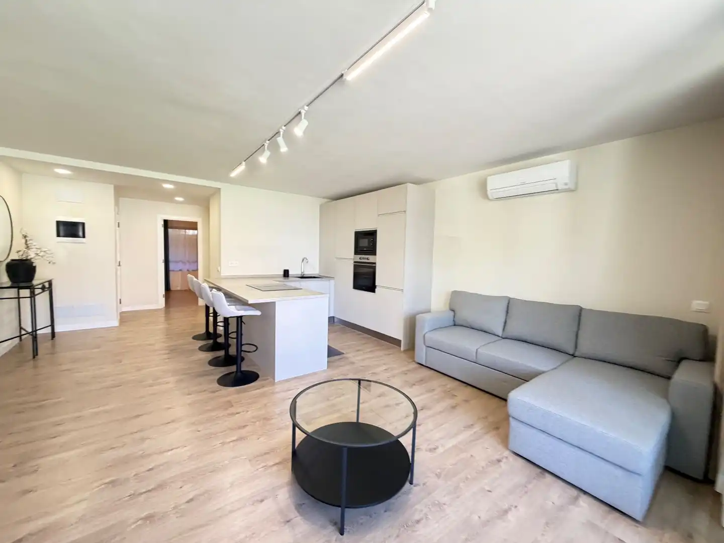 Wohnzimmer von Wohnungen zur Miete in Puerto de la Cruz mit Terrasse, Möbliert und Gemeinschaftspool