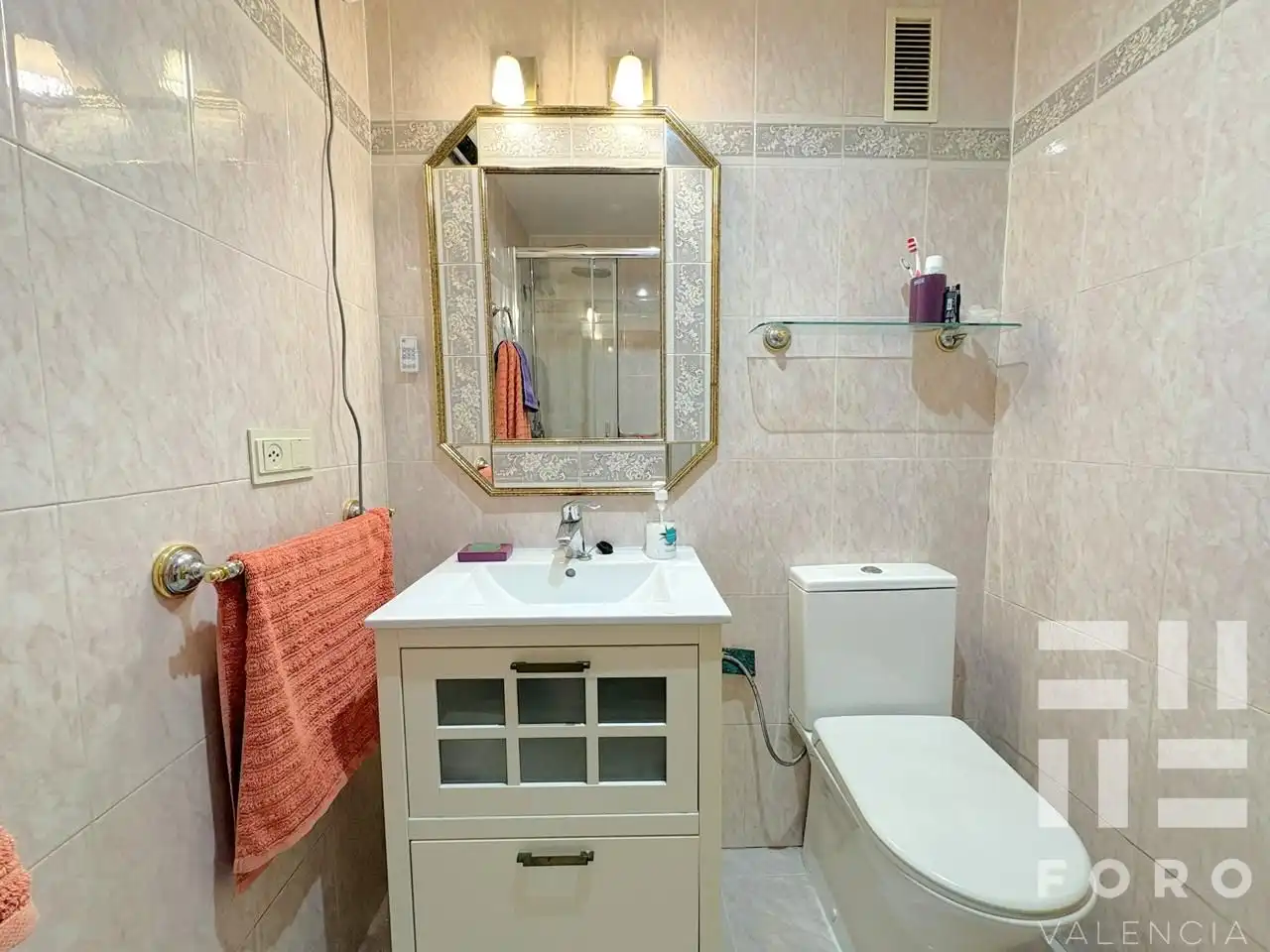 Baño de Casa o chalet en venta en Alberic con Aire acondicionado, Jardín privado y Terraza