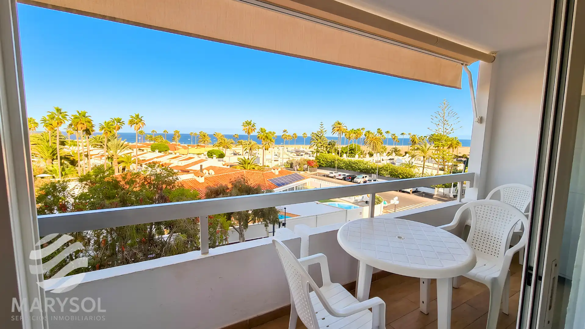 Terrasse von Wohnungen zur Miete in San Bartolomé de Tirajana mit Klimaanlage, Terrasse und Möbliert