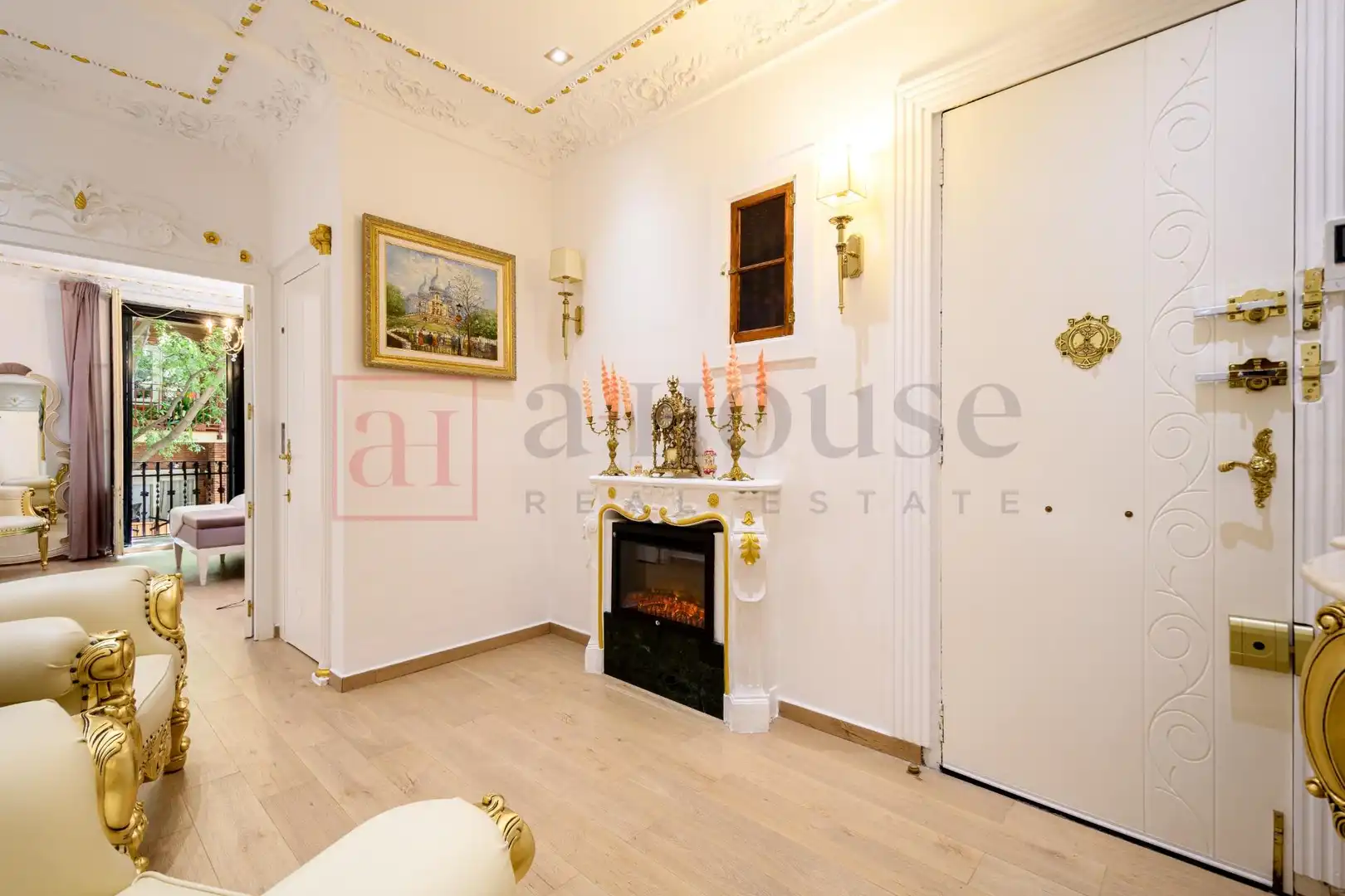 Sala d'estar de Dúplex en venda en Barcelona amb Aire condicionat, Calefacció i Jardí privat
