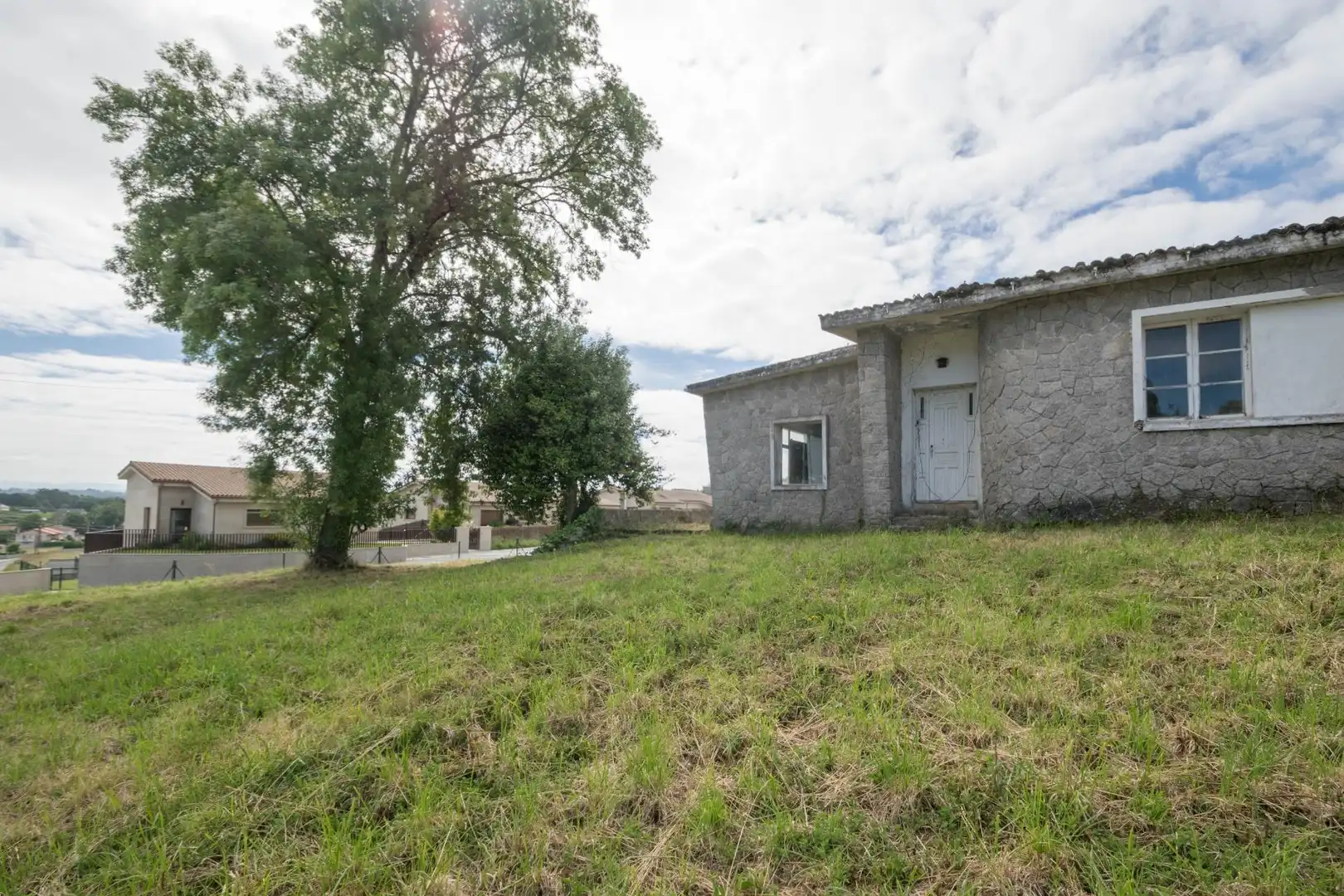 Vista exterior de Casa o xalet en venda en Cambre  amb Terrassa