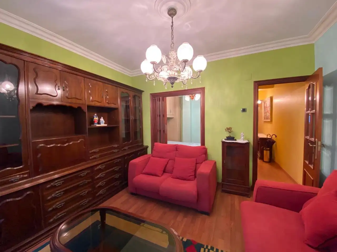Sala de estar de Piso en venta en A Coruña Capital  con Calefacción