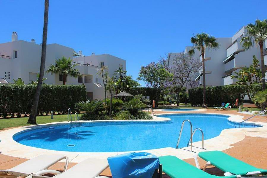 Garden of Flat for sale in Marbella  with Heating, Terrace and Storage room