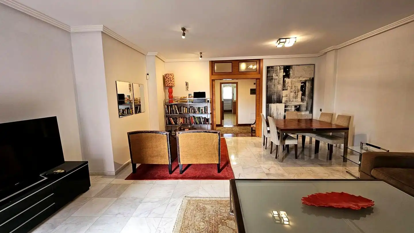 Sala de estar de Piso de alquiler en Las Palmas de Gran Canaria con Aire acondicionado, Parquet y Terraza