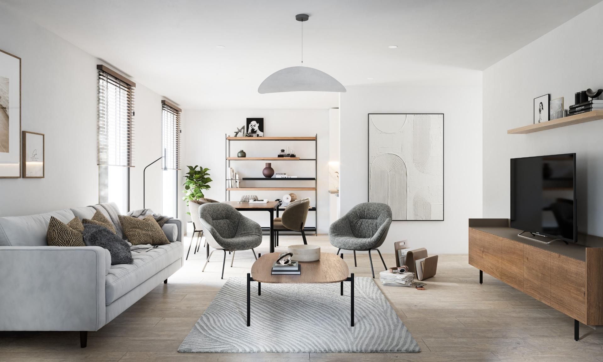 Sala de estar de Piso en venta en Sabadell con Aire acondicionado, Calefacción y Jardín privado