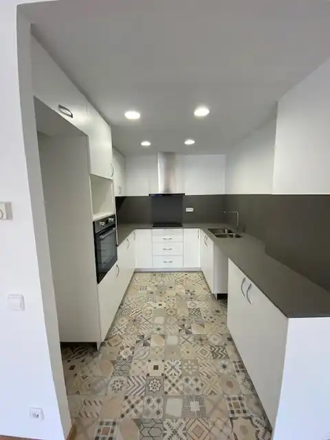 Cocina de Piso de alquiler en Berga con Calefacción, Parquet y Horno