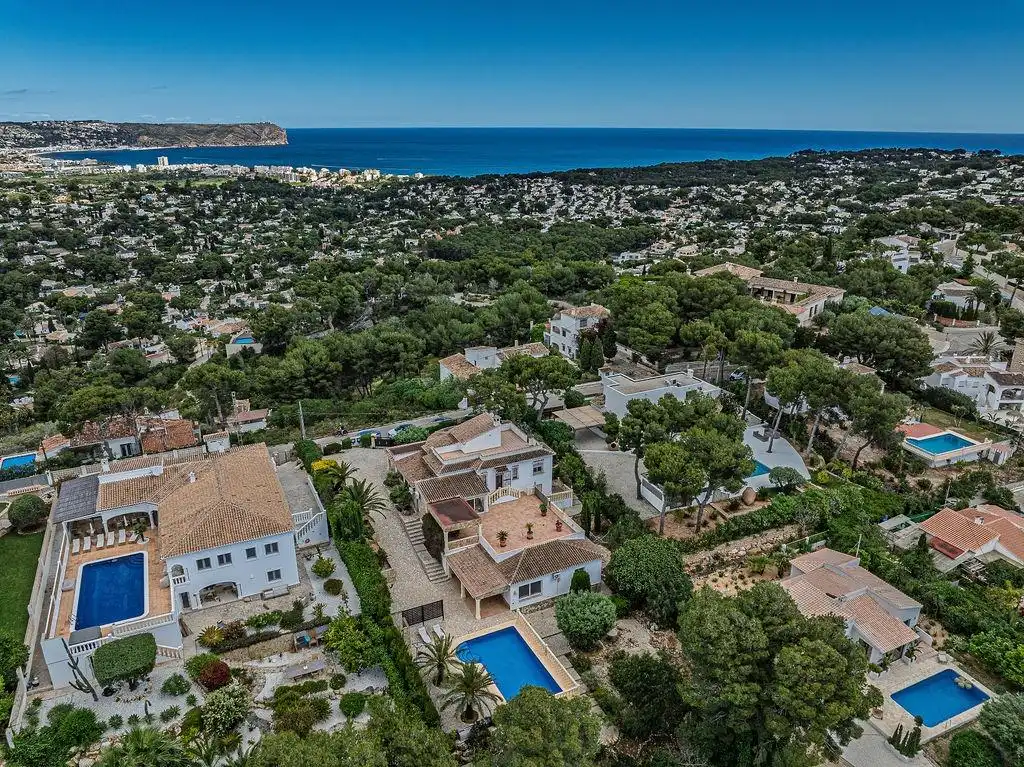 Exterior view of Houses for sale in Jávea / Xàbia  with Air Conditioner, Heating and Private garden