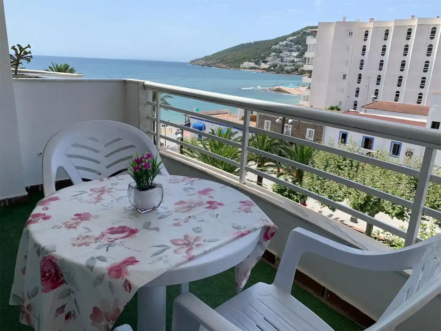 Terrasse von Wohnung zur Miete in Santa Eulària des Riu mit Klimaanlage und Balkon