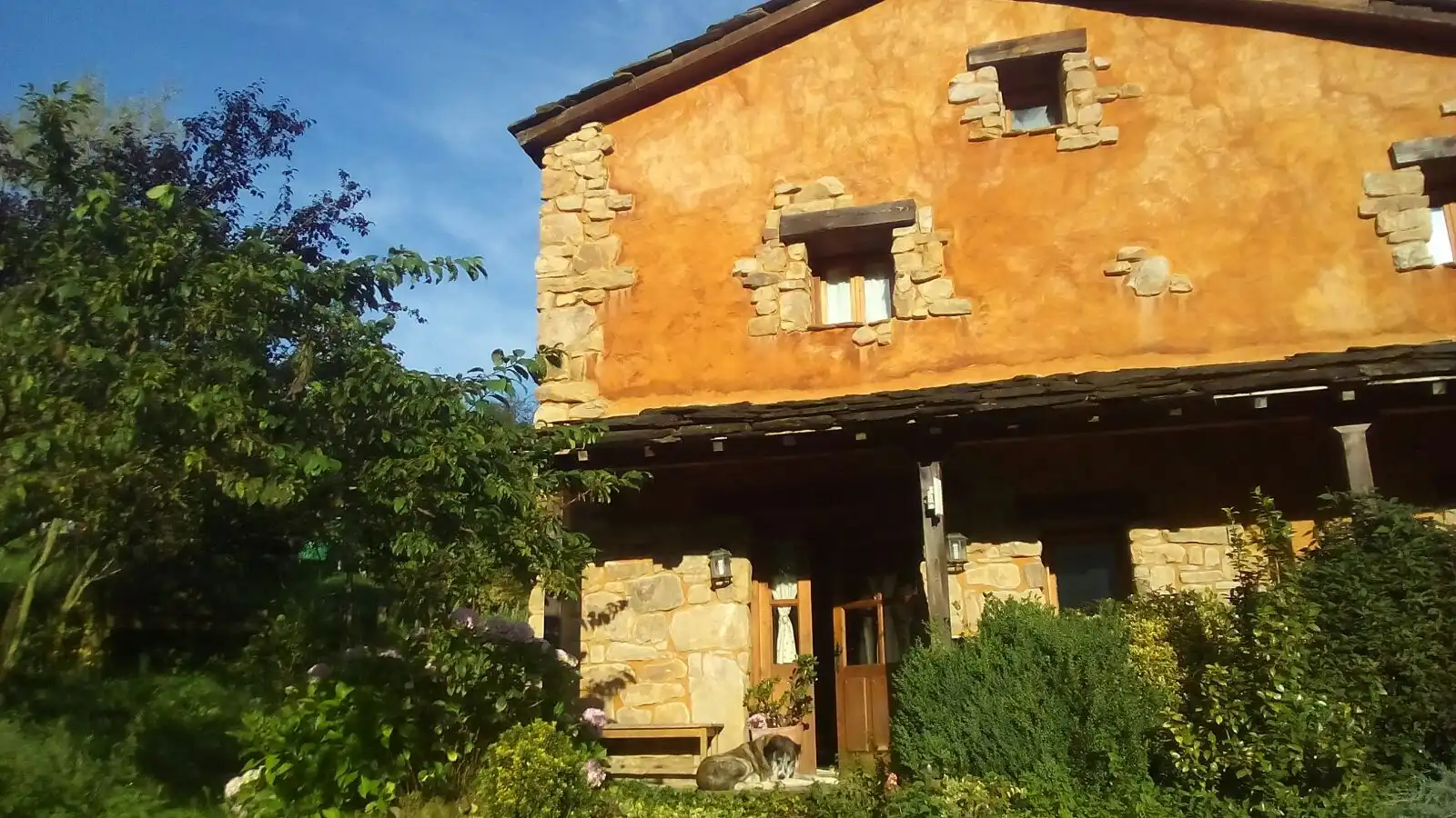 Vista exterior de Finca rústica en venta en San Roque de Riomiera con Jardín privado