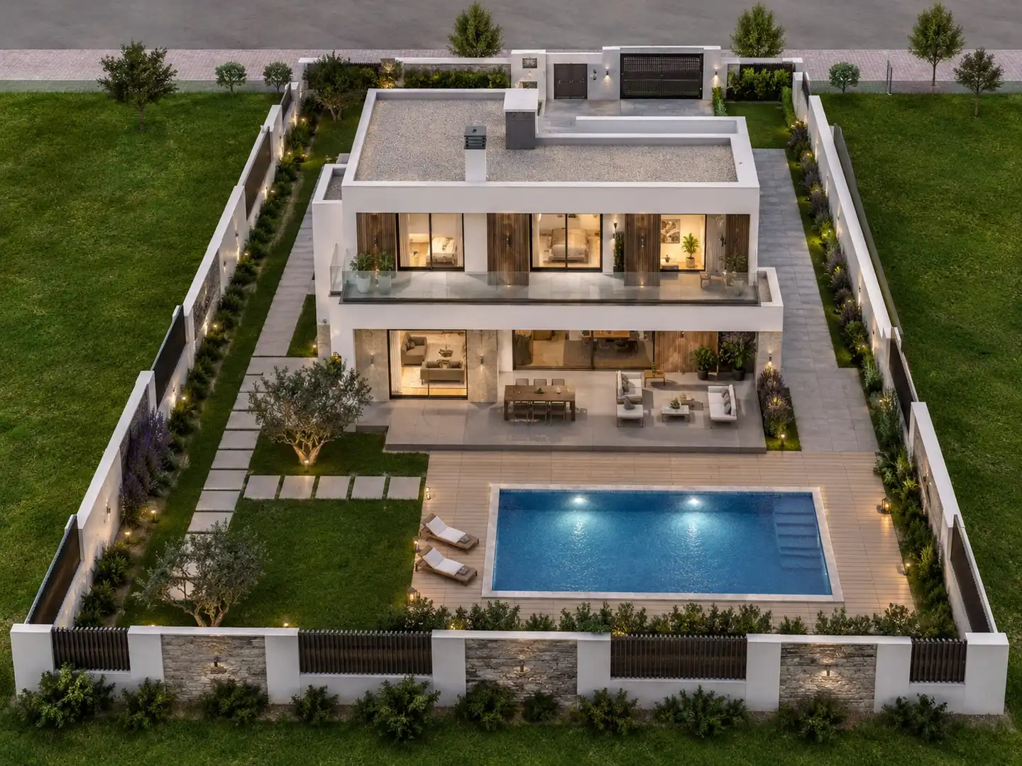 Terrassa de Casa o xalet en venda en Majadahonda amb Aire condicionat, Calefacció i Jardí privat
