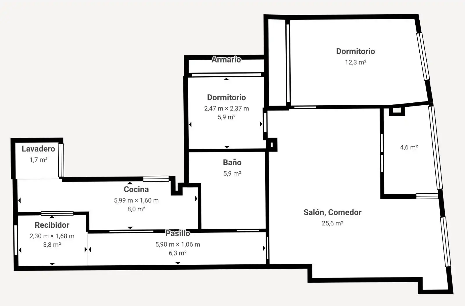 Piso en venta en Zaidín